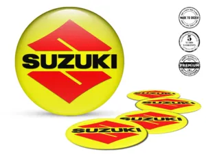 Suzuki Autocollants Jantes Style Bombé Époxy